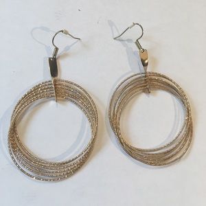 Gold Coloured Hoop Earrings